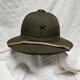 Wwii Imperial Japanese Army Officer's Heat Protection Hat Free Shiipping