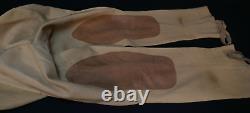 WWII Imperial Japanese Army Officers Riding Breeches Wartime Tailored, Leather