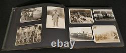 WWII Imperial Japanese Army Photo Album 114 Photographs Swords Equipment Plane