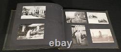 WWII Imperial Japanese Army Photo Album 114 Photographs Swords Equipment Plane