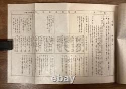 WWII Imperial Japanese Army Rifle & Swordsmanship Training Manual 1942