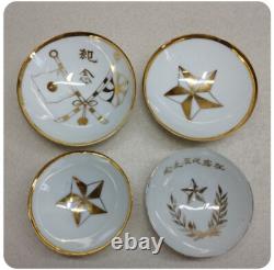 WWII Imperial Japanese Army Sake Cup Set x18 / Victory, Discharge, Unit