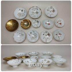 WWII Imperial Japanese Army Sake Cups Set Taiwan Qingdao Regiment Commemorative
