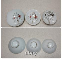 WWII Imperial Japanese Army Sake Cups Set Taiwan Qingdao Regiment Commemorative