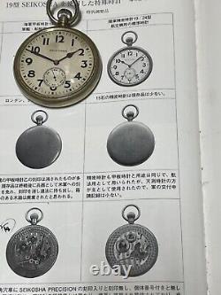 WWII Imperial Japanese Army Seikosha Standard Aviation Pocket Watch