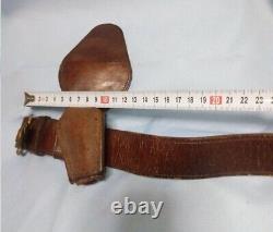WWII Imperial Japanese Army Standard Bearer Leather Belt Authentic
