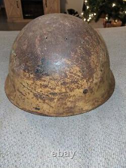 WWII Imperial Japanese Army Type 90 Combat Helmet ORIGINAL