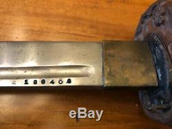 WWII Imperial Japanese Army Type 95 NCO Sword