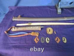 WWII Imperial Japanese Army Type 98 Gunto Sword Exterior 1938 Military