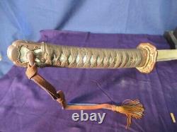 WWII Imperial Japanese Army Type 98 Gunto Sword Exterior 1938 Military