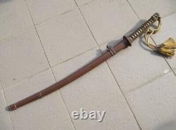 WWII Imperial Japanese Army Type 98 Gunto Sword Exterior Officers Wooden Blade