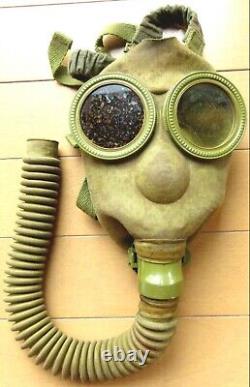 WWII Imperial Japanese Army Type 99 Gas Mask 1943 Military Rare Collectible