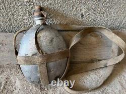 WWII Imperial Japanese Army water bottle antique Military Retro Used from Japan