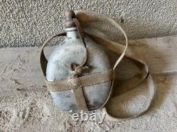 WWII Imperial Japanese Army water bottle antique Military Retro Used from Japan