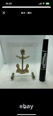 WWII Imperial Japanese Battleship Mutsu Salvage Anchor Model 1/30 Memorial