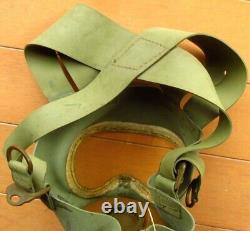 WWII Imperial Japanese Civilian Gas Mask Type 17 Air Raid Defense 1944 with Case