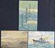Wwii Imperial Japanese Destroyer Shiranui Pearl Harbor Raider Launch Postcards