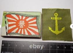 WWII Imperial Japanese Lt.'s Fan, Compass & Tobacco Case Set Rare Collectibles