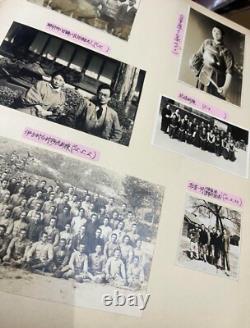 WWII Imperial Japanese Manchuria Settler Photo Album with Navy Soldier & Farm Life