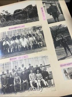 WWII Imperial Japanese Manchuria Settler Photo Album with Navy Soldier & Farm Life