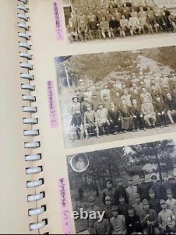WWII Imperial Japanese Manchuria Settler Photo Album with Navy Soldier & Farm Life