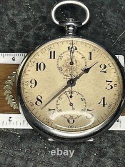 WWII Imperial Japanese Military 17-Jewel Pocket Watch Seikosha Kinetic Seiko Lot