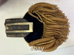 WWII Imperial Japanese Naval Officers Boxed Dress Hat & Epaulettes