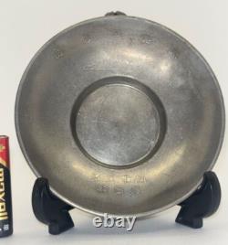 WWII Imperial Japanese Navy 1930 Fleet Review Pewter Dish / Battleship