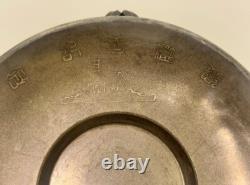WWII Imperial Japanese Navy 1930 Fleet Review Pewter Dish / Battleship