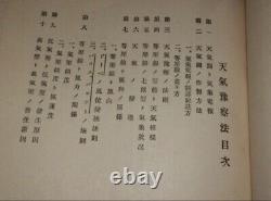 WWII Imperial Japanese Navy Air Service General's 1926 Weather Guidebook