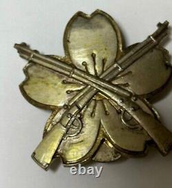 WWII Imperial Japanese Navy & Army Marksman Badges, Rare Rifle Shooting Awards