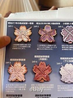 WWII Imperial Japanese Navy & Army Marksman Badges, Rare Rifle Shooting Awards