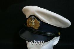 WWII Imperial Japanese Navy Captain Dress White Uniform & Visor Hat 9 Ribbons VR