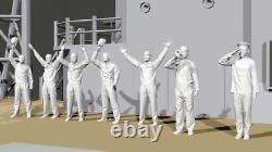 WWII Imperial Japanese Navy Carrier Deck Crew Set 1 10 Figure Set