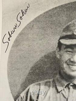 WWII Imperial Japanese Navy Flying Ace Naval Aviator Saburo Sakai Signed Photo