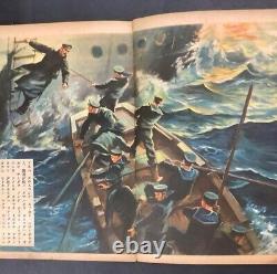 WWII Imperial Japanese Navy Hero Manga 1939 Rare Anime Art Book Hirose