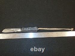 WWII Imperial Japanese Navy IJN Sailor Pocket Utility Knife & Lanyard Rare Orig
