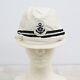 Wwii Imperial Japanese Navy Officer Cap Military Uniform Hat White From Japan