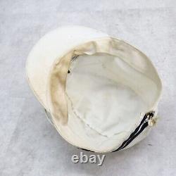 WWII Imperial Japanese Navy Officer Cap Military Uniform Hat white from Japan