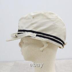 WWII Imperial Japanese Navy Officer Cap Military Uniform Hat white from Japan