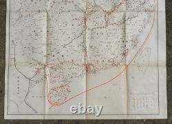 WWII Imperial Japanese Navy Operation Map China Taiwan Manchuria 1939 Battle