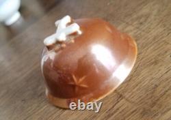 WWII Imperial Japanese Navy Sake Cup Set Anchor Rising Sun with Sailor Photo