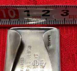WWII Imperial Japanese Navy Silver Buckle Naval Grand Maneuvers Commemorative
