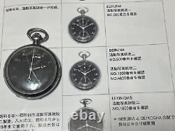 WWII Imperial Japanese Navy Type 89 Gun Camera Stopwatch by Beruna for Air Force