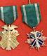 Wwii Imperial Japanese Order Of The Golden Kite 5th & 6th Class Silver Medals