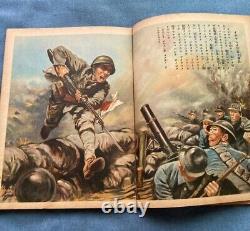 WWII Imperial Japanese Propaganda Book Rare 1938 Kodansha Picture Book