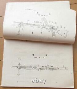 WWII Imperial Japanese Type 96 LMG Manual 1940 Rare Army Book Military