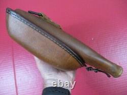 WWII Japanese Army Rubberized Canvas Holster Type 14 Nambu Pistol XLNT RARE #3