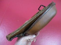 WWII Japanese Army Rubberized Canvas Holster Type 14 Nambu Pistol XLNT RARE #3