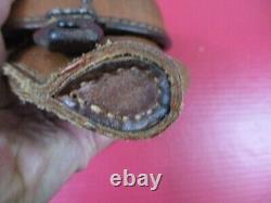 WWII Japanese Army Rubberized Canvas Holster Type 14 Nambu Pistol XLNT RARE #3